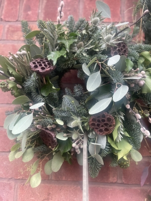 Festive Fox Wreath