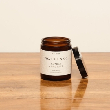 Fox Cub & Co Comice & Rhubarb Candle