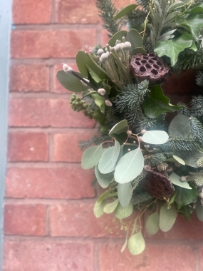 Festive Fox Wreath